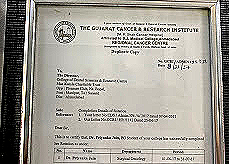 Surgical Oncology Rotation Certificate